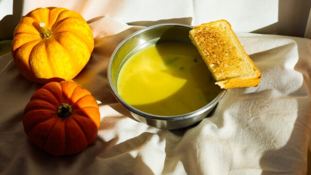pumpkin puree bowl